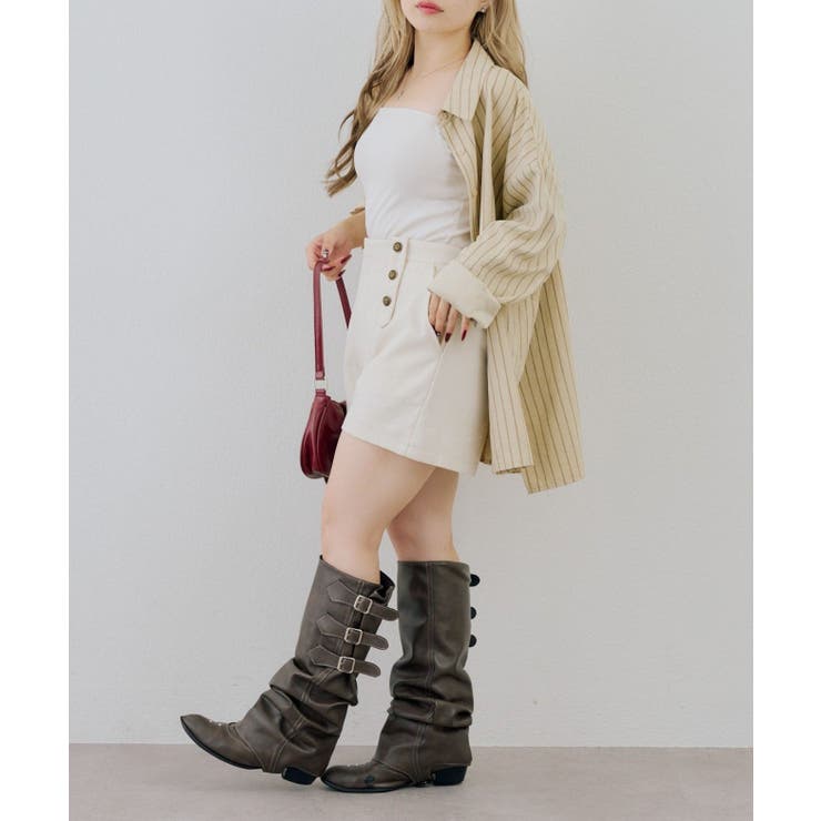 ナポレオン風ショートパンツ | RMAF　NICE CLAUP / OLIVE des OLIVE | 詳細画像21 