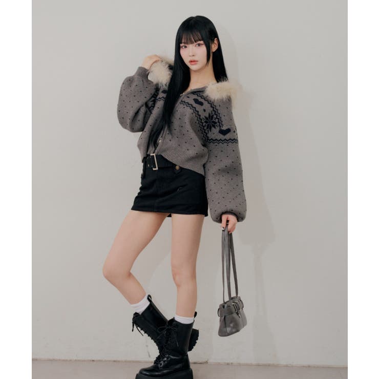 ハートノルディックファーパーカー | RMAF　NICE CLAUP / OLIVE des OLIVE | 詳細画像7 