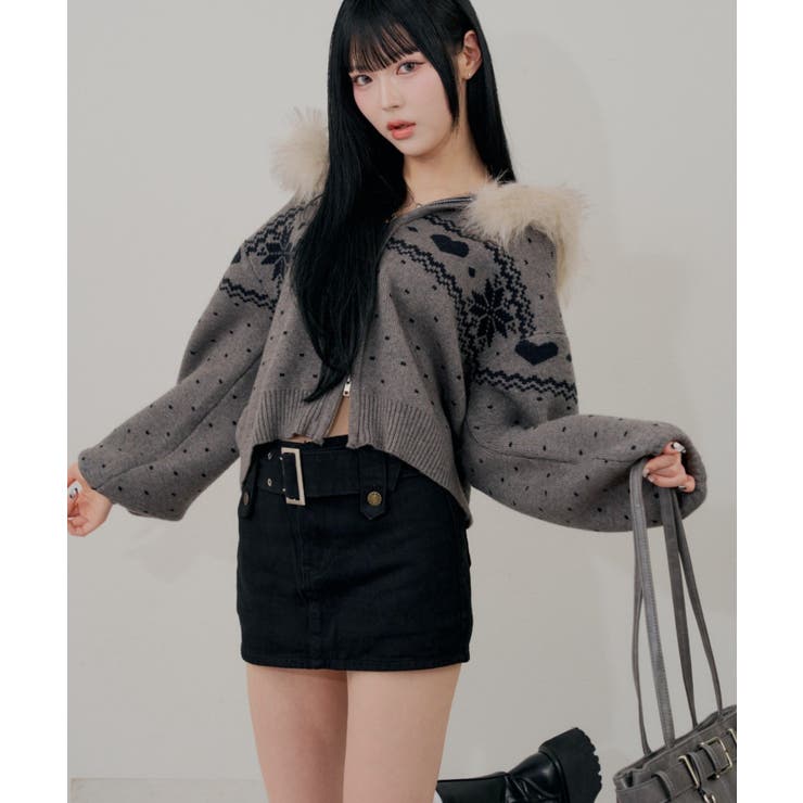 ハートノルディックファーパーカー | RMAF　NICE CLAUP / OLIVE des OLIVE | 詳細画像11 