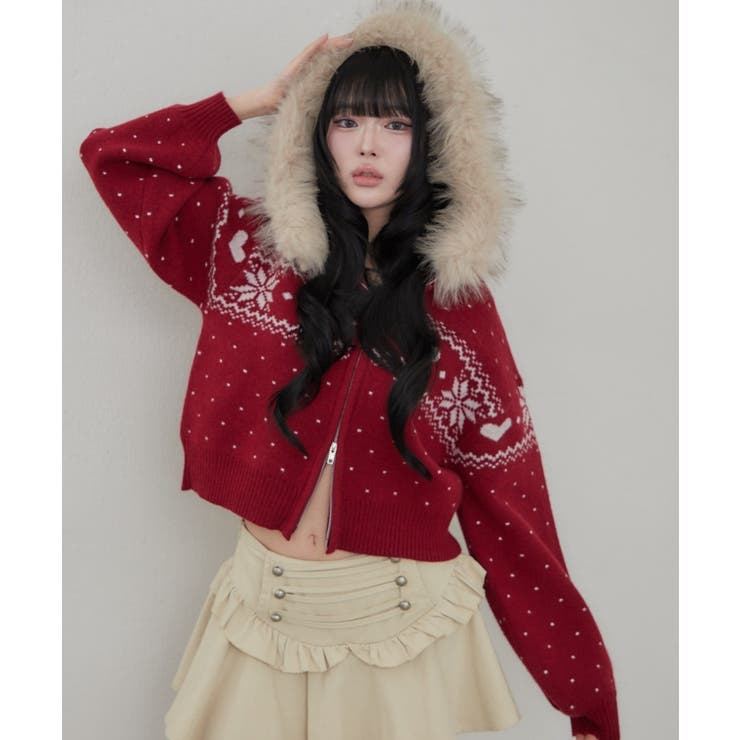 ハートノルディックファーパーカー | RMAF　NICE CLAUP / OLIVE des OLIVE | 詳細画像26 