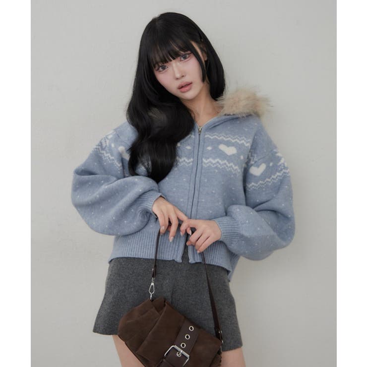 ハートノルディックファーパーカー | RMAF　NICE CLAUP / OLIVE des OLIVE | 詳細画像33 