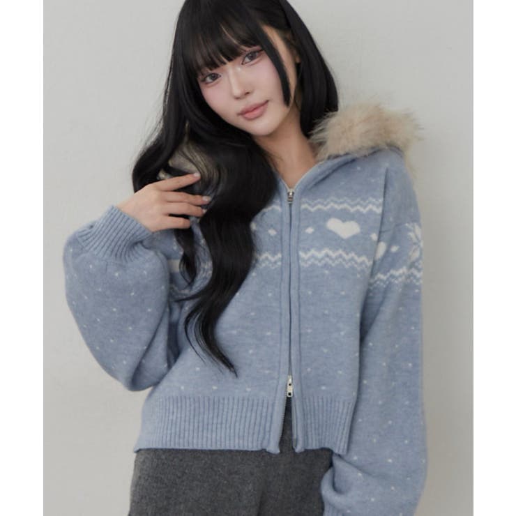 ハートノルディックファーパーカー | RMAF　NICE CLAUP / OLIVE des OLIVE | 詳細画像35 