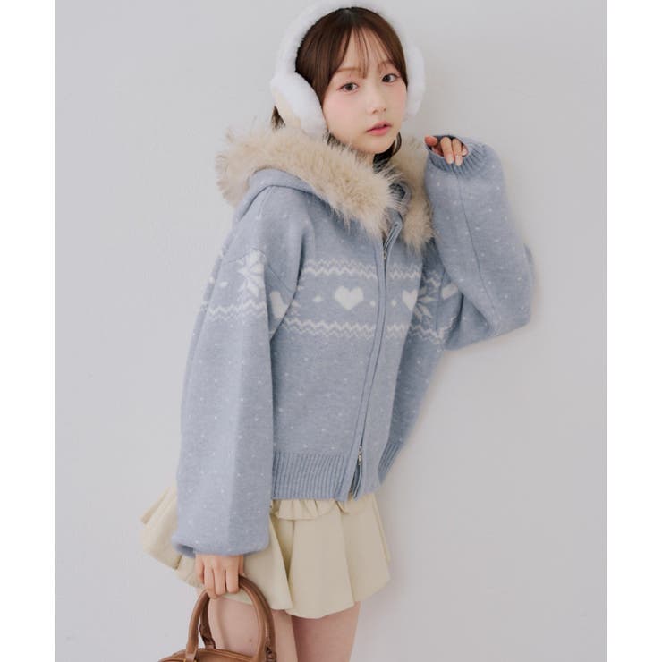 ハートノルディックファーパーカー | RMAF　NICE CLAUP / OLIVE des OLIVE | 詳細画像50 