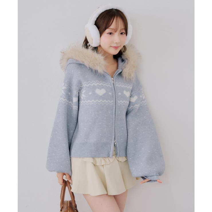 ハートノルディックファーパーカー | RMAF　NICE CLAUP / OLIVE des OLIVE | 詳細画像51 