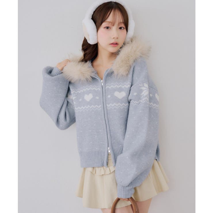 ハートノルディックファーパーカー | RMAF　NICE CLAUP / OLIVE des OLIVE | 詳細画像52 