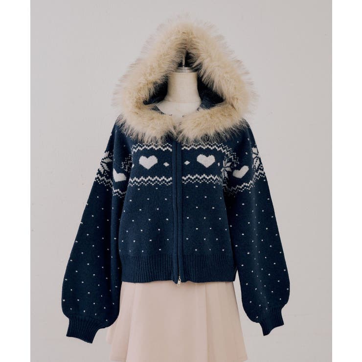 ハートノルディックファーパーカー | RMAF　NICE CLAUP / OLIVE des OLIVE | 詳細画像75 