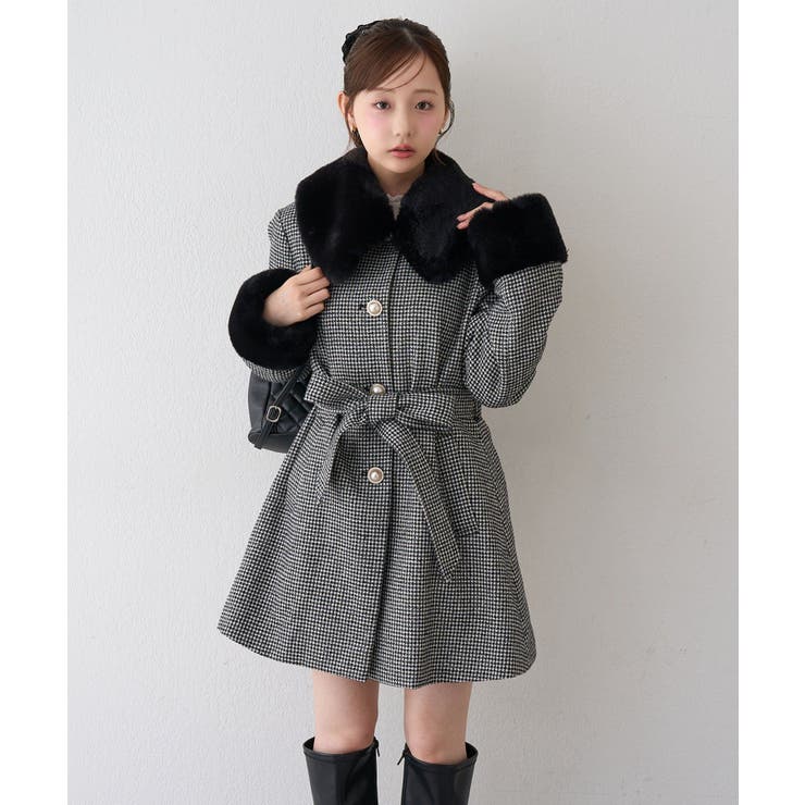 フェイクファー付2WAYコート | RMAF　NICE CLAUP / OLIVE des OLIVE | 詳細画像18 