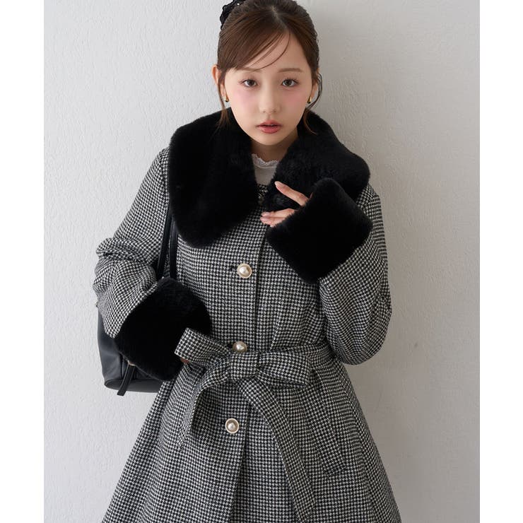 フェイクファー付2WAYコート | RMAF　NICE CLAUP / OLIVE des OLIVE | 詳細画像22 