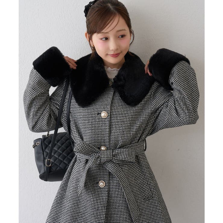 フェイクファー付2WAYコート | RMAF　NICE CLAUP / OLIVE des OLIVE | 詳細画像23 
