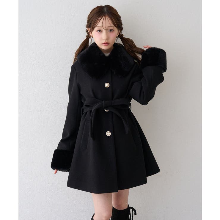 フェイクファー付2WAYコート | RMAF　NICE CLAUP / OLIVE des OLIVE | 詳細画像27 