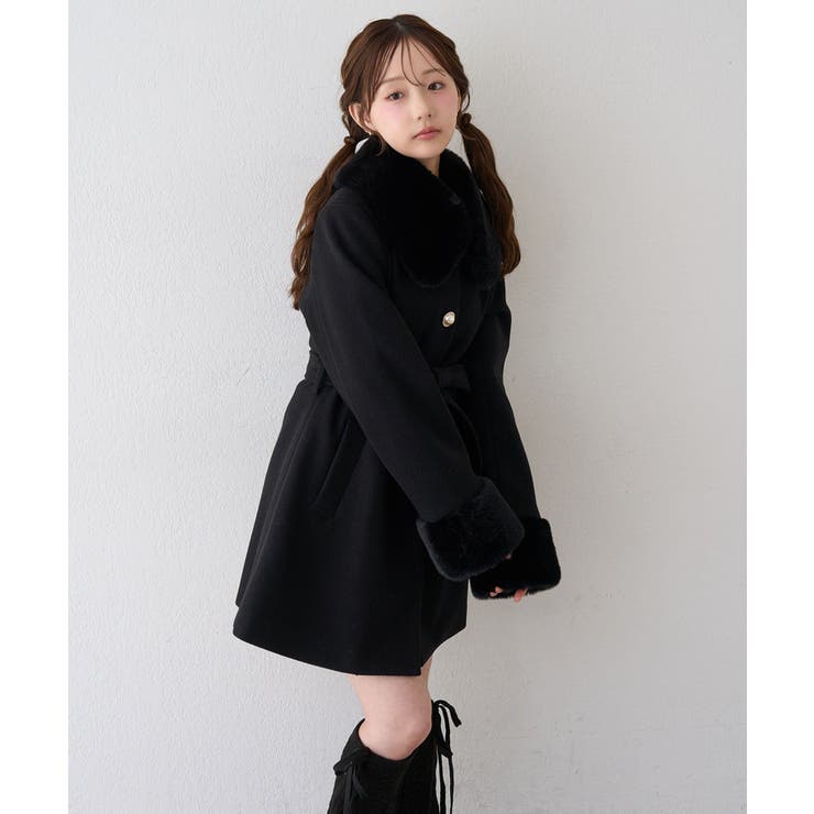 フェイクファー付2WAYコート | RMAF　NICE CLAUP / OLIVE des OLIVE | 詳細画像28 