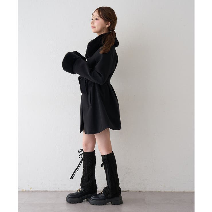 フェイクファー付2WAYコート | RMAF　NICE CLAUP / OLIVE des OLIVE | 詳細画像36 