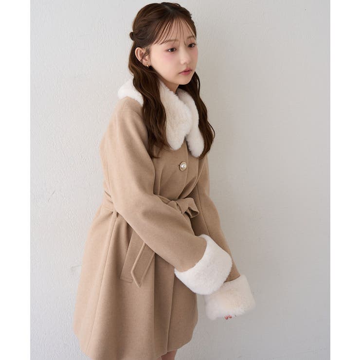 フェイクファー付2WAYコート | RMAF　NICE CLAUP / OLIVE des OLIVE | 詳細画像38 