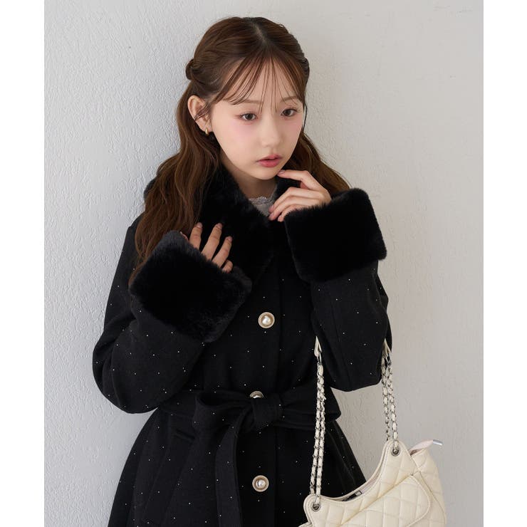 フェイクファー付2WAYコート | RMAF　NICE CLAUP / OLIVE des OLIVE | 詳細画像59 