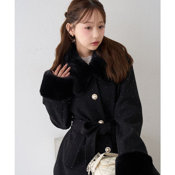 フェイクファー付2WAYコート | RMAF　NICE CLAUP / OLIVE des OLIVE | 詳細画像60 