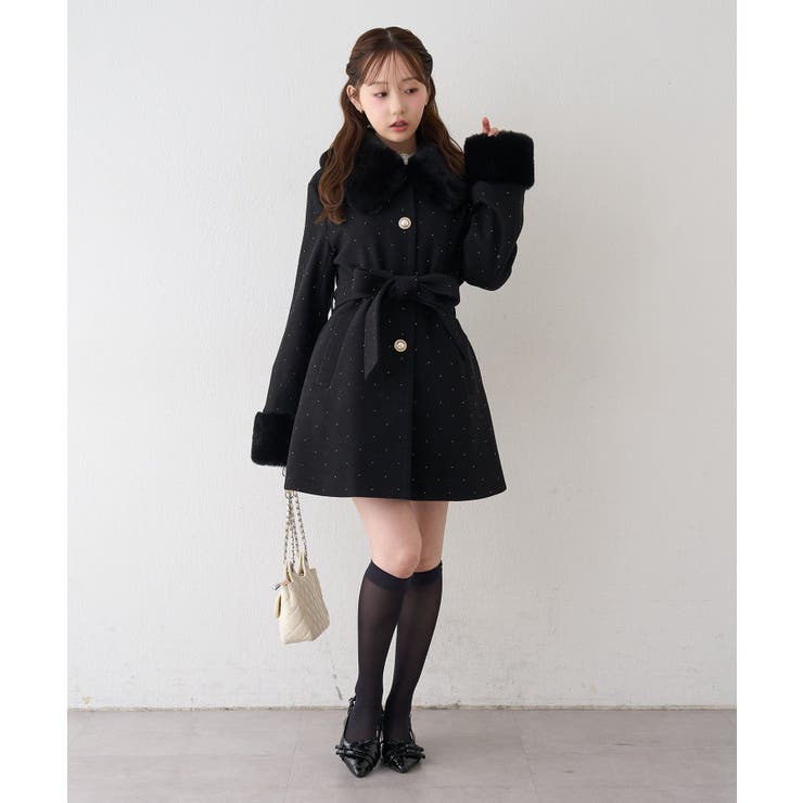 フェイクファー付2WAYコート | RMAF　NICE CLAUP / OLIVE des OLIVE | 詳細画像68 