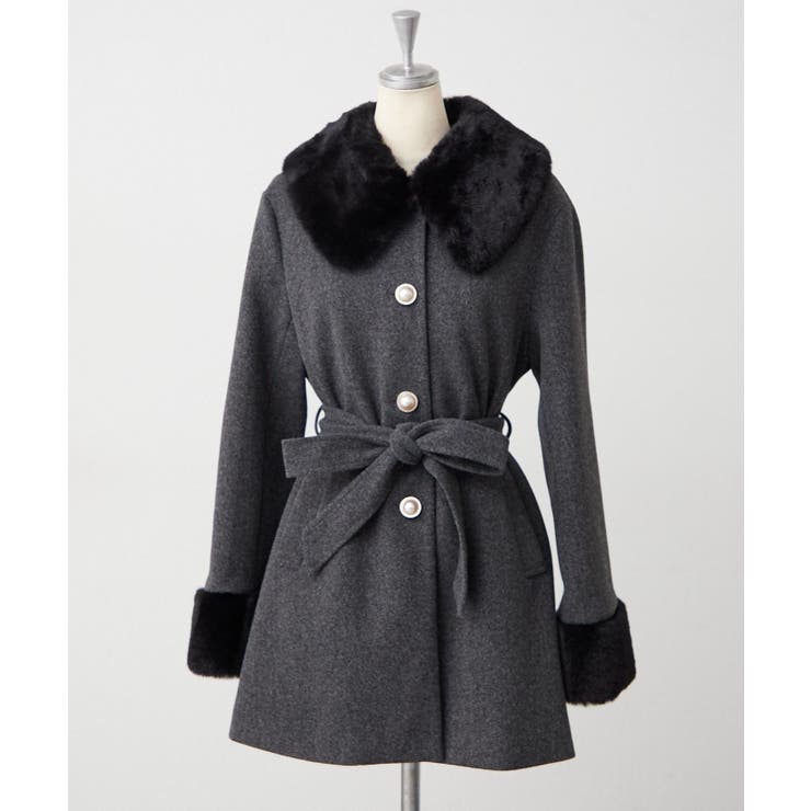 フェイクファー付2WAYコート | RMAF　NICE CLAUP / OLIVE des OLIVE | 詳細画像78 