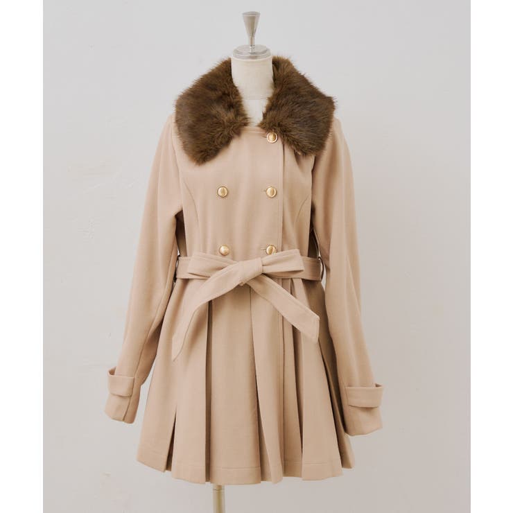 衿ファープリーツ女の子コート | RMAF　NICE CLAUP / OLIVE des OLIVE | 詳細画像36 