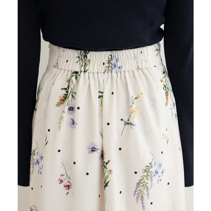 【natural couture】オリジナル花柄Aラインスカート | NICE CLAUP / OLIVE des OLIVE　OUTLET | 詳細画像10 