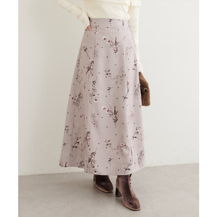 【natural couture】オリジナル花柄Aラインスカート | NICE CLAUP / OLIVE des OLIVE　OUTLET | 詳細画像22 