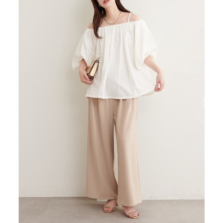 【natural couture】マルチWAYバルーンブラウス | NICE CLAUP / OLIVE des OLIVE　OUTLET | 詳細画像2 