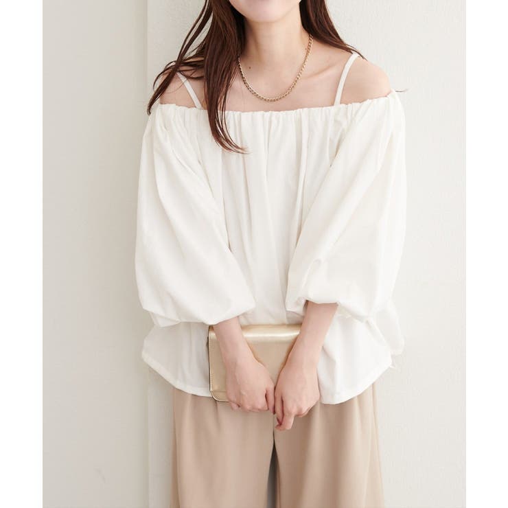 【natural couture】マルチWAYバルーンブラウス | NICE CLAUP / OLIVE des OLIVE　OUTLET | 詳細画像3 