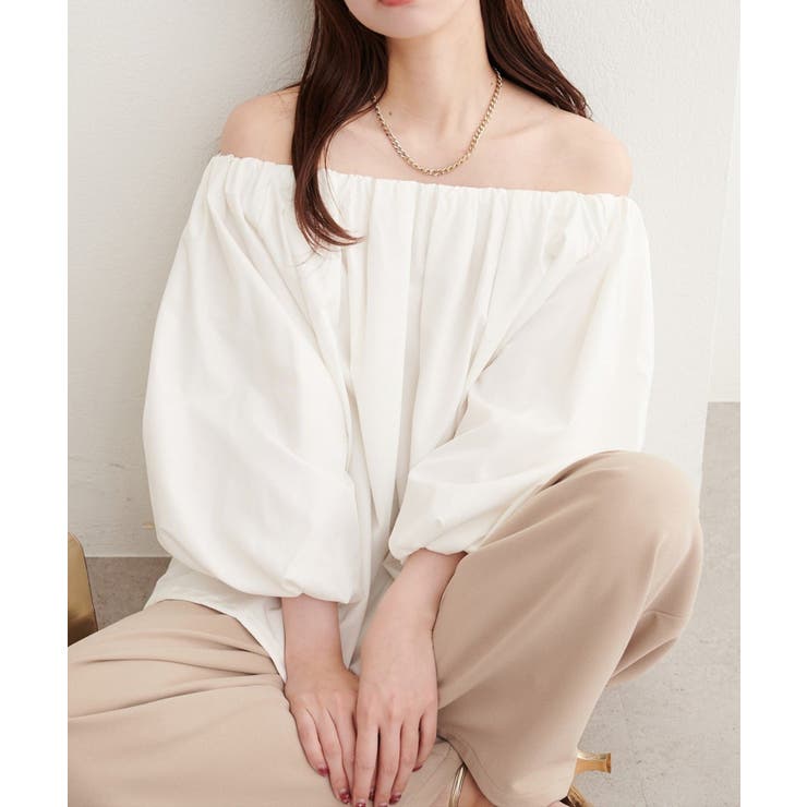 【natural couture】マルチWAYバルーンブラウス | NICE CLAUP / OLIVE des OLIVE　OUTLET | 詳細画像4 