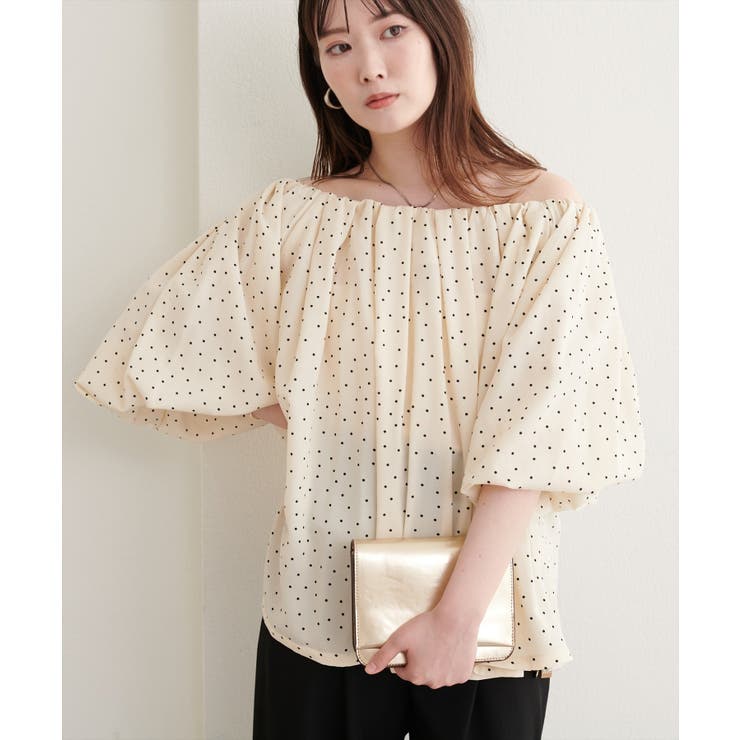 【natural couture】マルチWAYバルーンブラウス | NICE CLAUP / OLIVE des OLIVE　OUTLET | 詳細画像20 