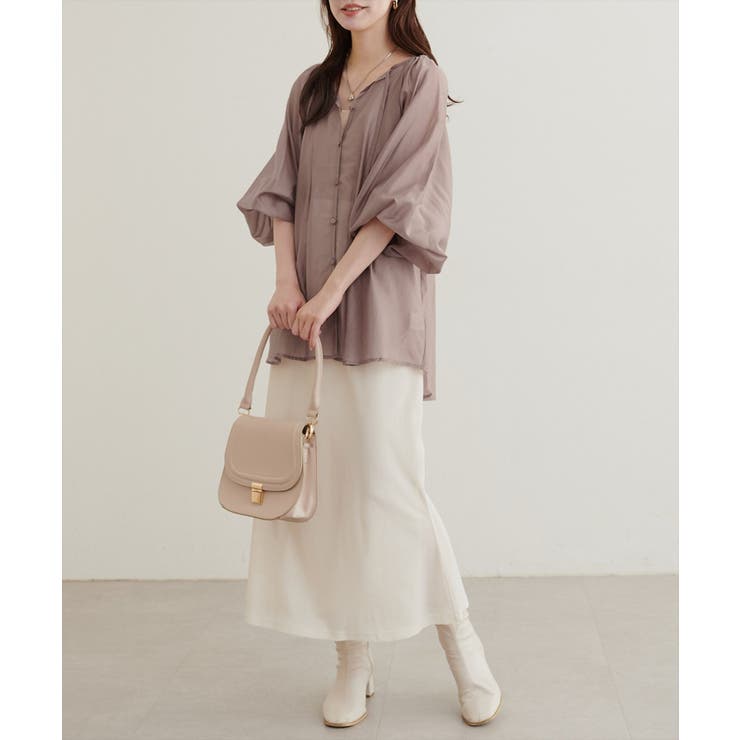 【natural couture】くるみ釦シアーブラウス | NICE CLAUP / OLIVE des OLIVE　OUTLET | 詳細画像25 