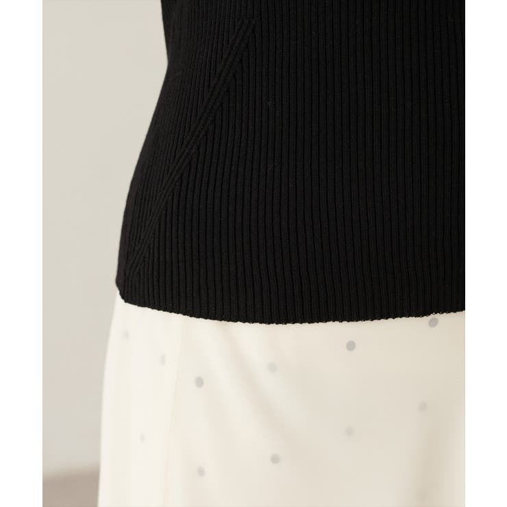 【natural couture】スクエア×ボート前後２WAYリブニット | NICE CLAUP / OLIVE des OLIVE　OUTLET | 詳細画像15 