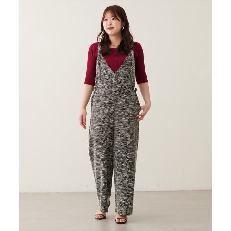 【natural couture】スクエア×ボート前後２WAYリブニット | NICE CLAUP / OLIVE des OLIVE　OUTLET | 詳細画像22 