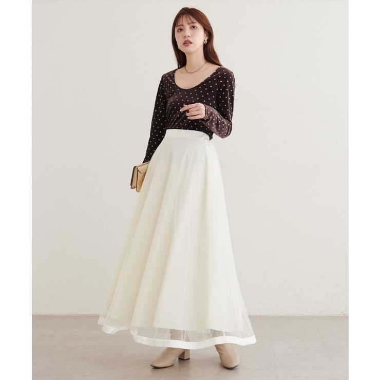 【natural couture】前後２WAYクルーネックプルオーバー | NICE CLAUP / OLIVE des OLIVE　OUTLET | 詳細画像18 