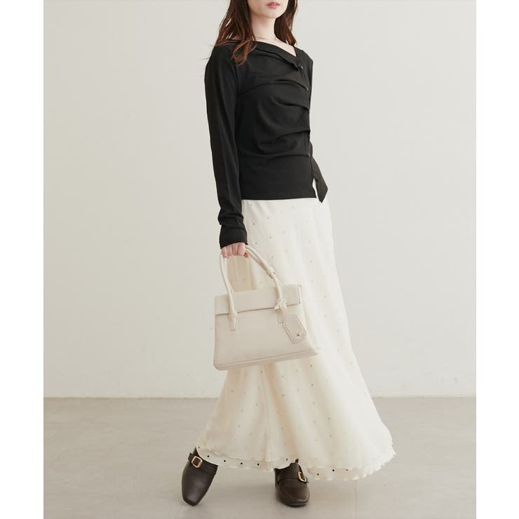 【natural couture】アシメボタンプルオーバー | NICE CLAUP / OLIVE des OLIVE　OUTLET | 詳細画像14 