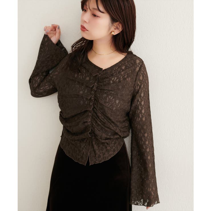 【natural couture】フロントタックデザインレースカーディガ… | NICE CLAUP / OLIVE des OLIVE　OUTLET | 詳細画像23 