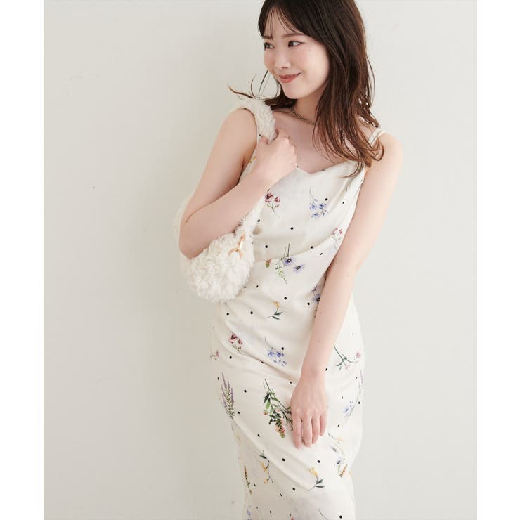 【one after another】オリジナル花柄キャミワンピース | NICE CLAUP / OLIVE des OLIVE　OUTLET | 詳細画像2 