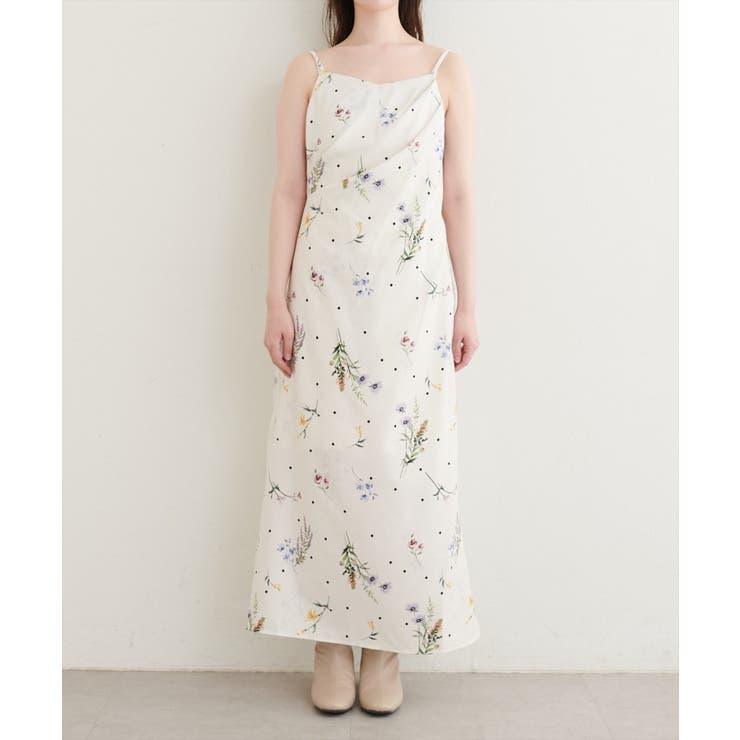 【one after another】オリジナル花柄キャミワンピース | NICE CLAUP / OLIVE des OLIVE　OUTLET | 詳細画像5 