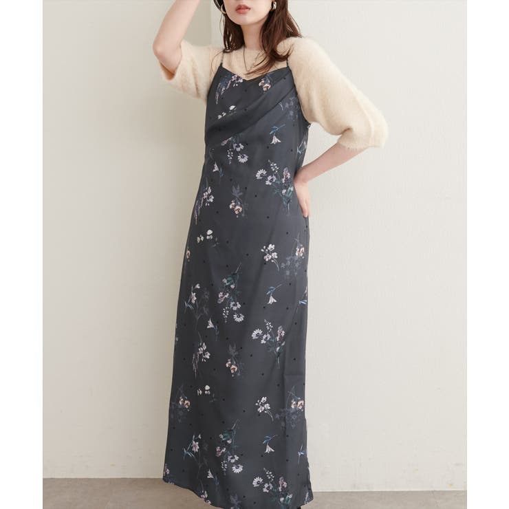 【one after another】オリジナル花柄キャミワンピース | NICE CLAUP / OLIVE des OLIVE　OUTLET | 詳細画像18 