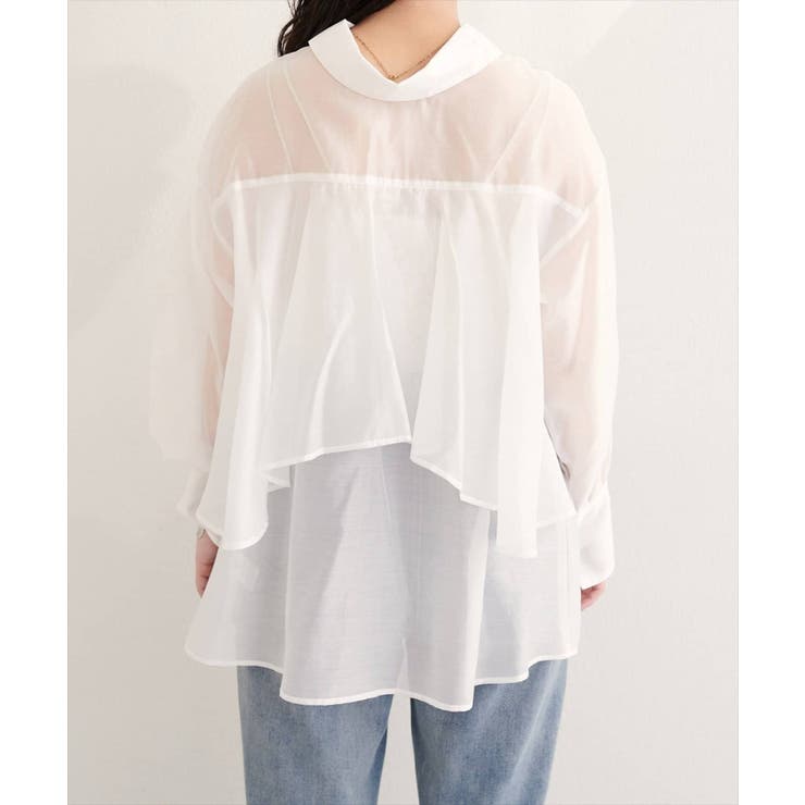 【natural couture】【sherbet line】バックフリルシアー… | NICE CLAUP / OLIVE des OLIVE　OUTLET | 詳細画像7 
