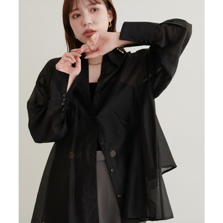 【natural couture】【sherbet line】バックフリルシアー… | NICE CLAUP / OLIVE des OLIVE　OUTLET | 詳細画像15 