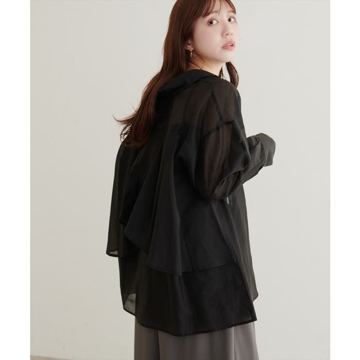 【natural couture】【sherbet line】バックフリルシアー… | NICE CLAUP / OLIVE des OLIVE　OUTLET | 詳細画像16 