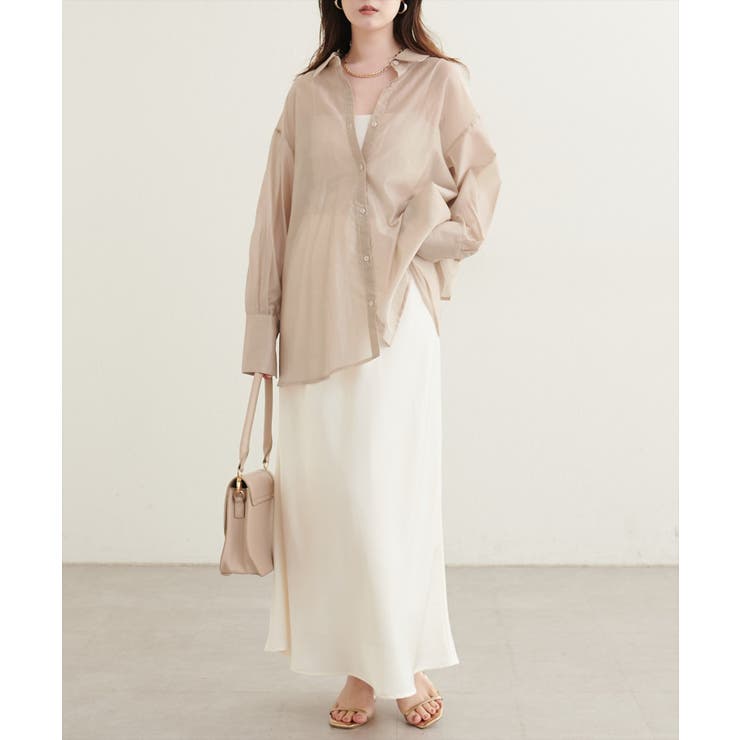 【natural couture】【sherbet line】バックフリルシアー… | NICE CLAUP / OLIVE des OLIVE　OUTLET | 詳細画像19 