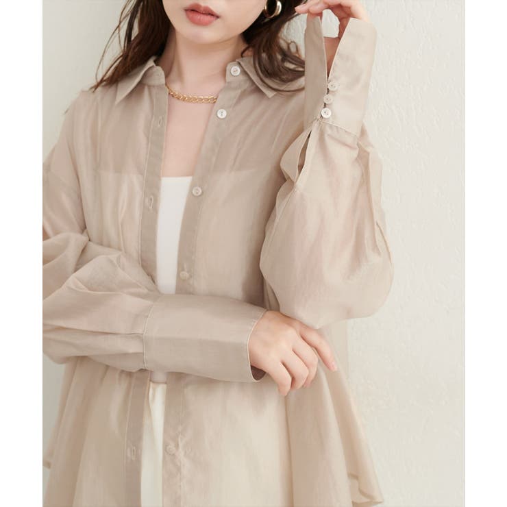 【natural couture】【sherbet line】バックフリルシアー… | NICE CLAUP / OLIVE des OLIVE　OUTLET | 詳細画像20 