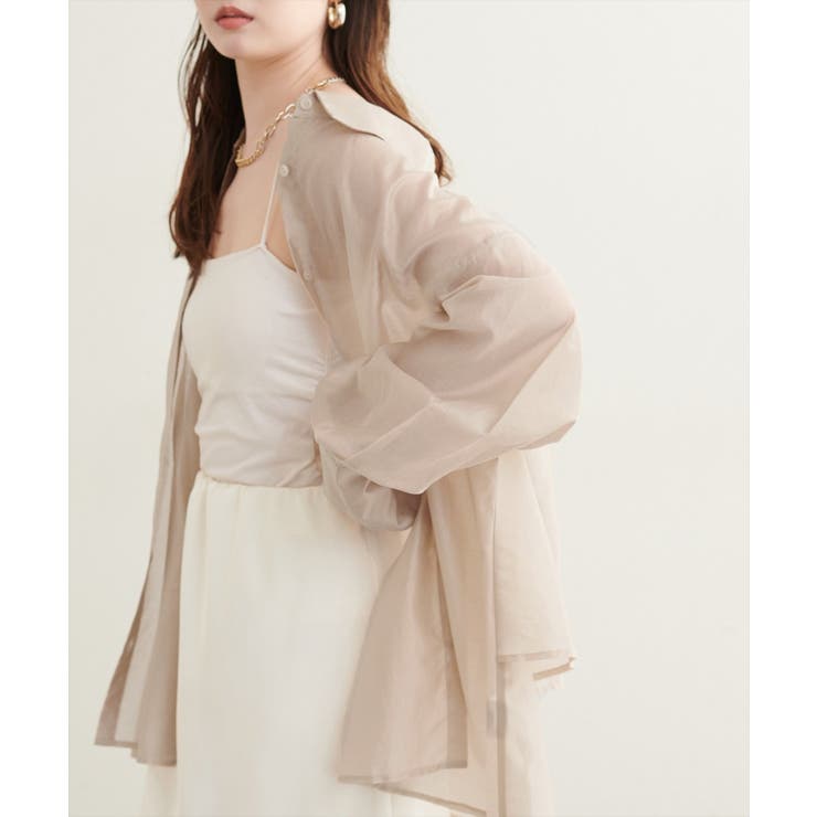 【natural couture】【sherbet line】バックフリルシアー… | NICE CLAUP / OLIVE des OLIVE　OUTLET | 詳細画像21 