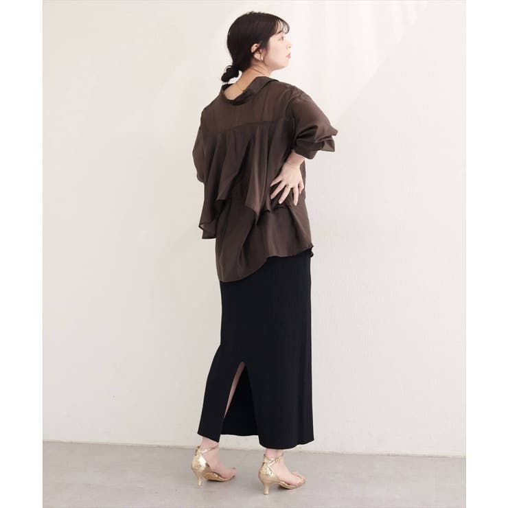 【natural couture】【sherbet line】バックフリルシアー… | NICE CLAUP / OLIVE des OLIVE　OUTLET | 詳細画像27 