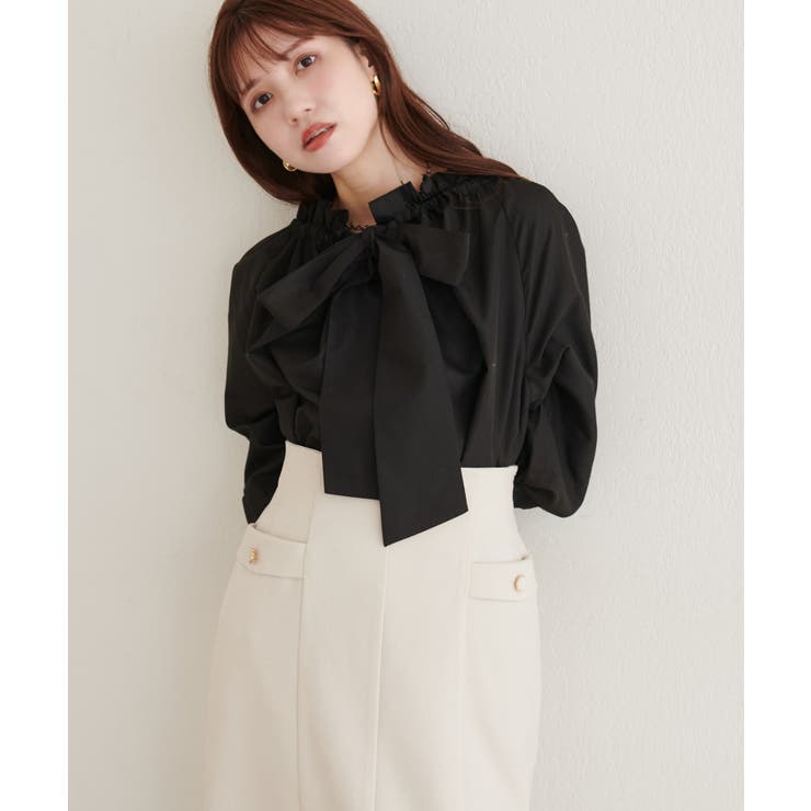 【natural couture】2WAYリボン衿ブラウス | NICE CLAUP / OLIVE des OLIVE　OUTLET | 詳細画像11 