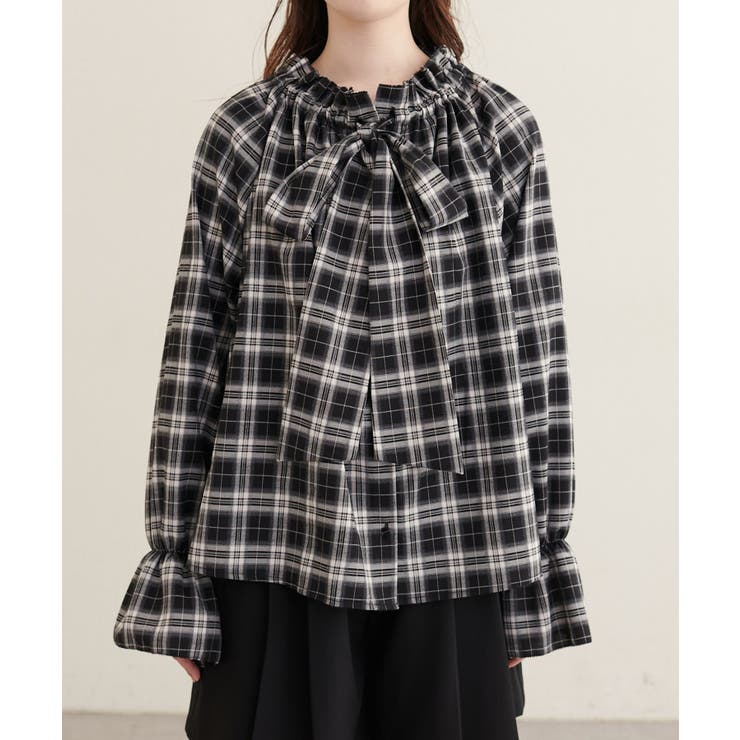 【natural couture】2WAYリボン衿ブラウス | NICE CLAUP / OLIVE des OLIVE　OUTLET | 詳細画像13 