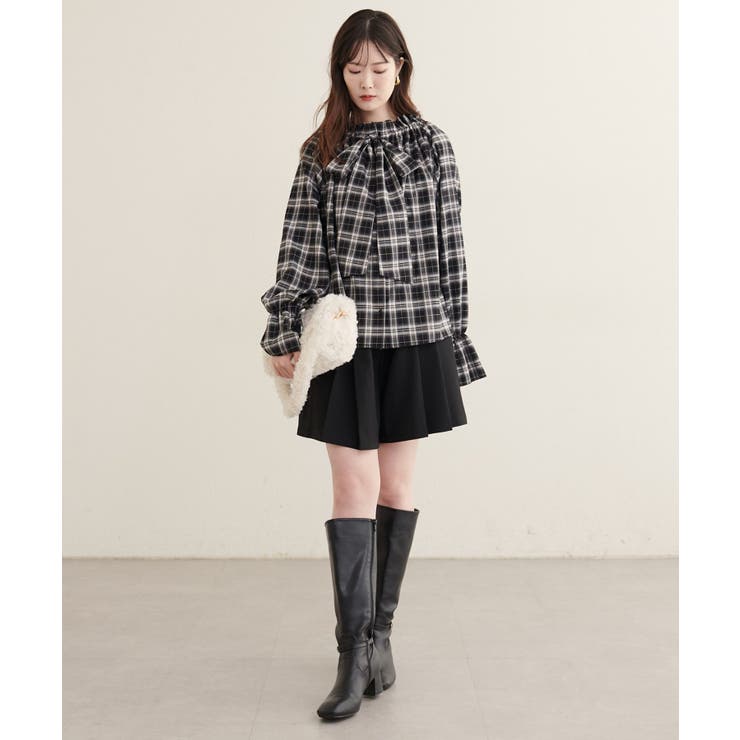 【natural couture】2WAYリボン衿ブラウス | NICE CLAUP / OLIVE des OLIVE　OUTLET | 詳細画像20 