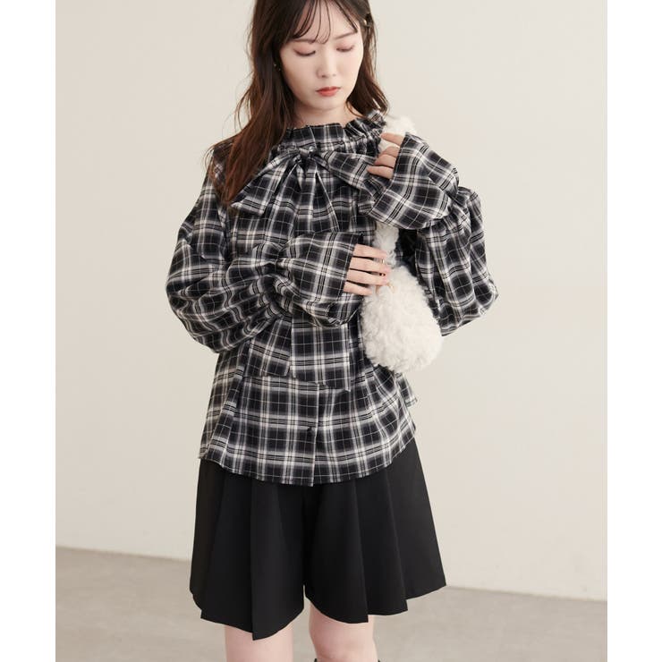 【natural couture】2WAYリボン衿ブラウス | NICE CLAUP / OLIVE des OLIVE　OUTLET | 詳細画像22 