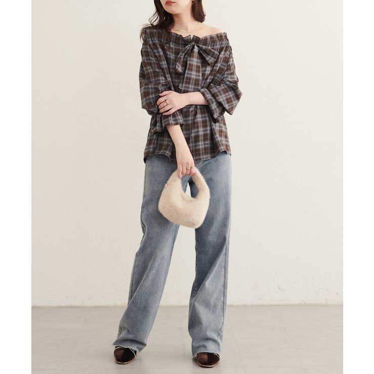 【natural couture】2WAYリボン衿ブラウス | NICE CLAUP / OLIVE des OLIVE　OUTLET | 詳細画像27 