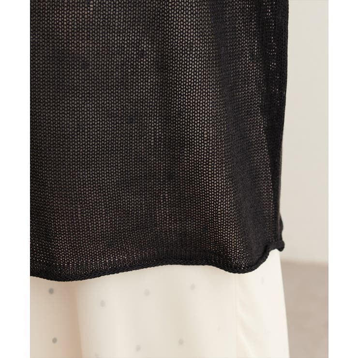 【natural couture】透かし編みボートネックプルオーバー | NICE CLAUP / OLIVE des OLIVE　OUTLET | 詳細画像11 